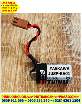 Pin Yaskawa JUSP-BA01 lithium 3.6v; Pin nuôi nguồn Yaskawa JUSP-BA01 lithium 3.6v 1/2AA chính hãng _Xuất xứ Nhật